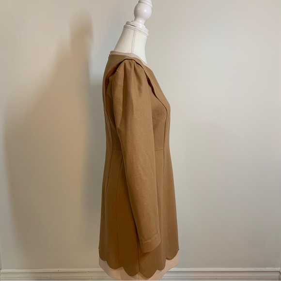 Long Sleeve Wool Spring Dress - Picture 3 of 10